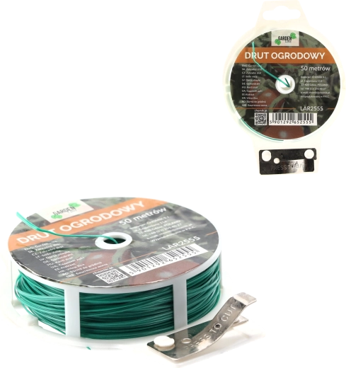 Kerti kötöző drót 50 m beépített vágókéssel