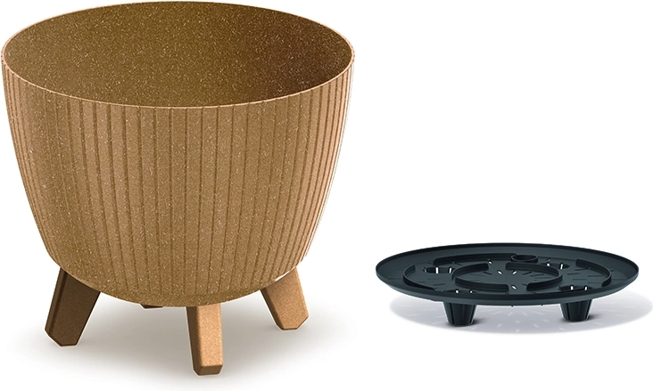 Lamia Eco Wood virágcserép 23,2 cm naturo eco