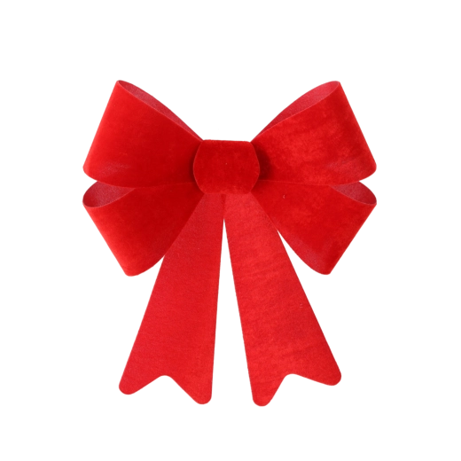 Karácsonyi masni, piros, 36 × 51 cm