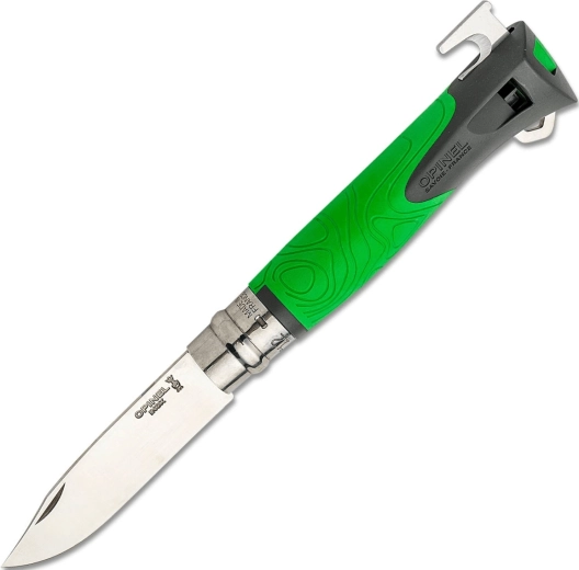 Opinel Explore N°12 kültéri zsebkés (összecsukható) 10 cm zöld