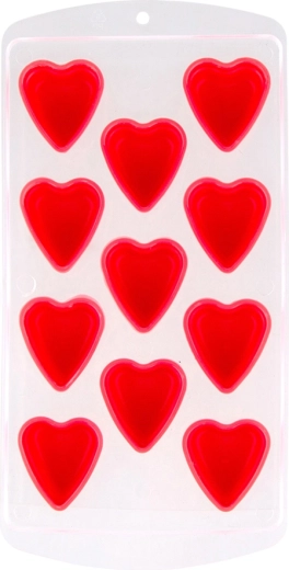 Altom Design csónak alakú sütő-/gratinforma szívecskékkel 21 × 11 × 2 cm