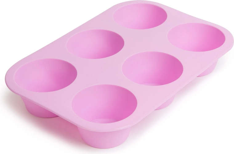 Szilikon muffinforma 6 muffinhoz