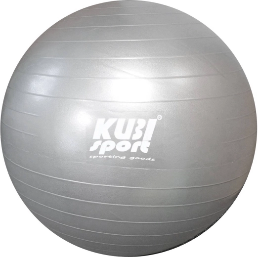 Kubisport gimnasztikai labda ezüst 65 cm - 1 db