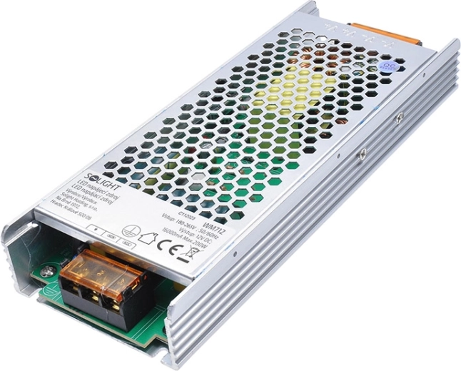 Solight LED tápegység 230 V-ról 12 V-ra 200 W IP20