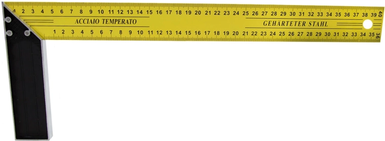 Asztalos derékszög vonalzóval, 400 mm