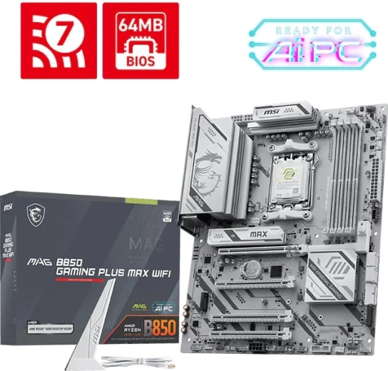 MSI MAG B850 Gaming Plus Max WiFi alaplap