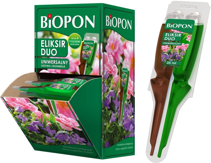 Biopon Elixir Duo a dísznövények gyors regenerálásához és tápanyagellátásához