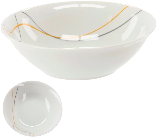 Porcelán kerek salátástál 18 cm