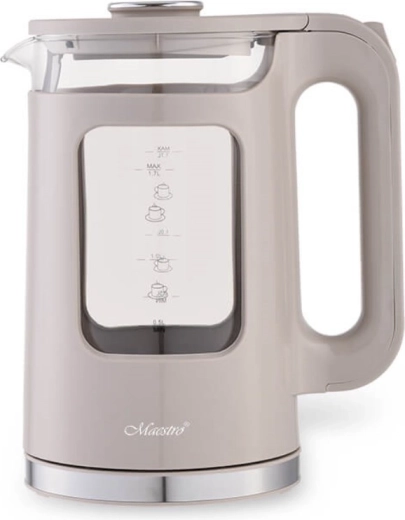 Maestro üveg vízforraló 1,7 l 2200 W