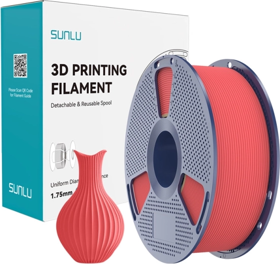 Sunlu PLA Classic filament cseresznyeszínű
