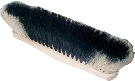 Seprű nyélre, 28 cm, lakkozatlan fa, sörte és PET keverék, menet nélkül