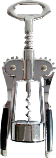 Kihúzható szárnyas dugóhúzó cinkötvözetből