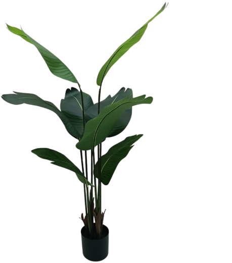 120 cm-es műbanánfa cserépben