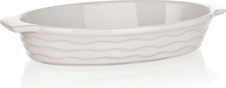 Ovális CULINARIA sütőtál 26 × 14 cm kerámia, fehér