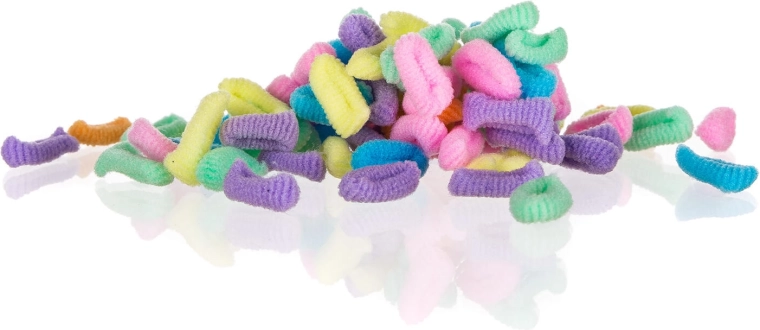 Hajgumik vegyes színekben, 100 db