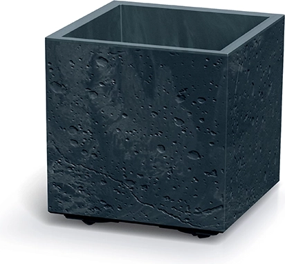 Sierra Square virágtartó betonhatással, 28,8 × 28,8 cm, antracit