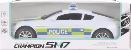 Rendőrautó fényekkel és hangokkal, ütközésváltós