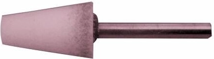 kúpos csiszolószerszám szárral 6/3 × 10 mm, szemcse 100, keménység M