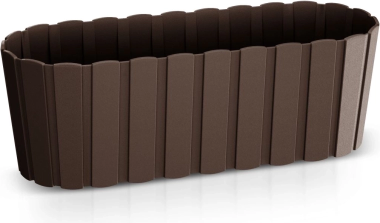 Boardee Case műanyag virágláda 38,3 cm, barna