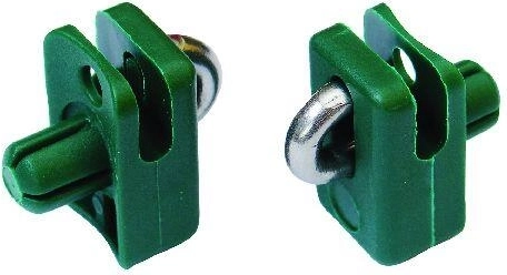 Szorító feszítődróthoz, rozsdamentes/cinkezett – 10 db-os készlet