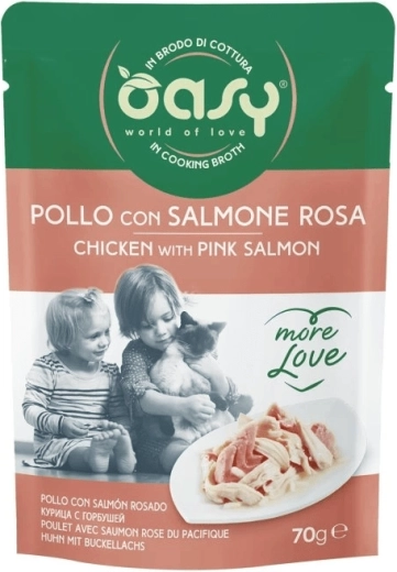 Oasy tasak csirke lazaccal 70 g