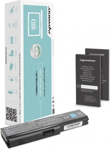 Movano PA3818U-1BRS akkumulátor Toshiba L700, L730 és L750 notebookokhoz, 4400 mAh