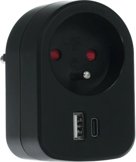 RETLUX aljzati adapter 2 USB-porttal