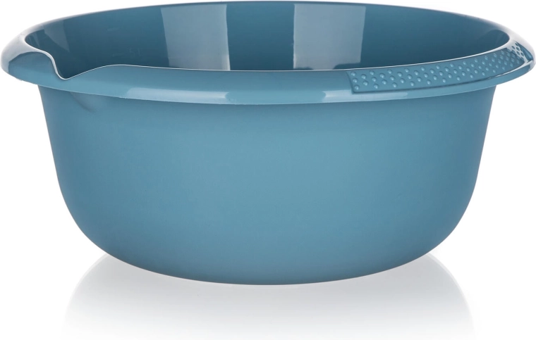 Kerek tál kiöntővel Nordic Blue 32 cm, 6 l