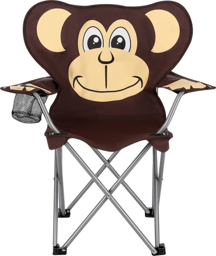 NILS Camp gyermek összecsukható kempingszék – majom