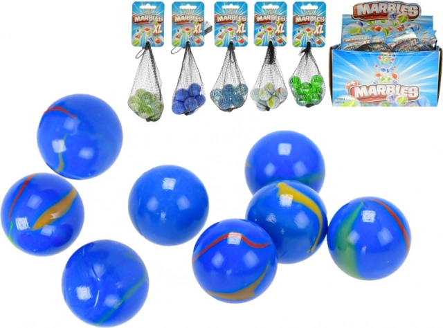 Üveg golyók készlet 25 mm (8 db)