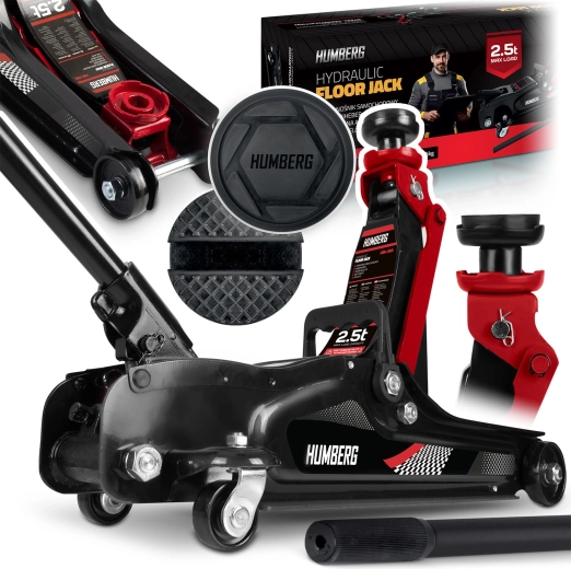 Alacsony profilú hidraulikus gurulós emelő 2,5 t HUMBERG HM-380