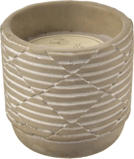 Citronella illatú gyertya cementtartóban