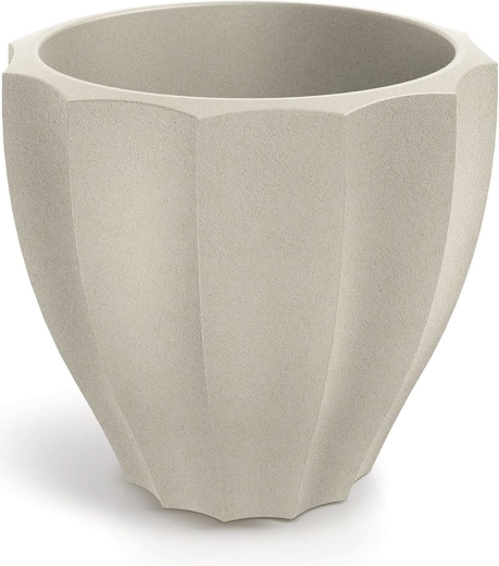 Rona Rounde virágcserép 40 cm homokszínű