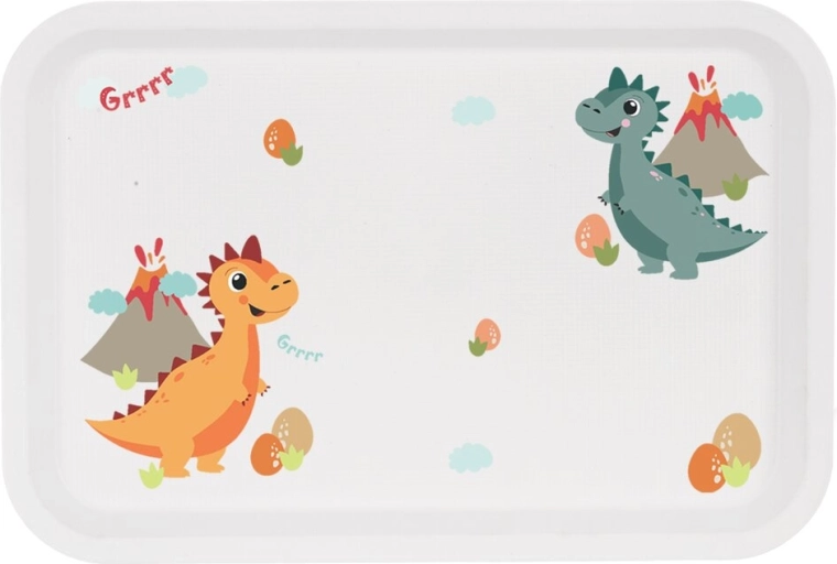 Toya DINO gyermek műanyag tálca 30,5 × 21 cm