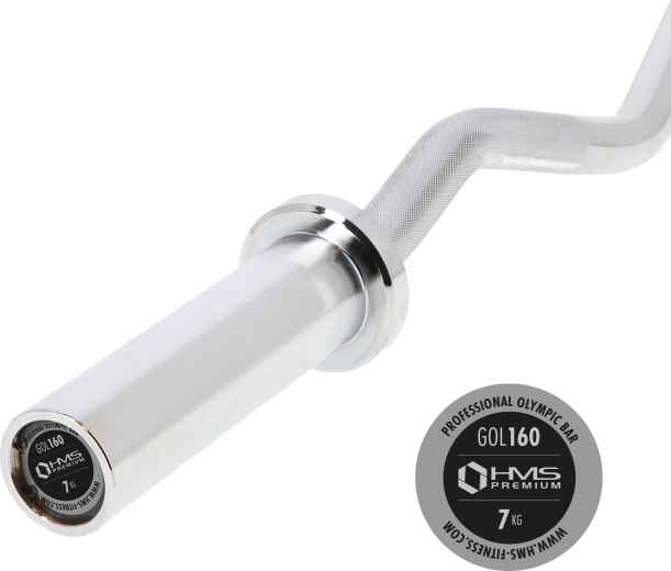 Hajlított olimpiai rúd 120 cm, 50 mm átmérővel