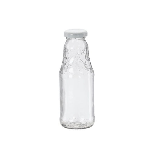 330 ml-es üvegpalack 38 mm-es kupakkal levekhez és szirupokhoz