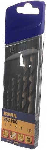 IRWIN HSS PRO fémfúró készlet 4–10 mm
