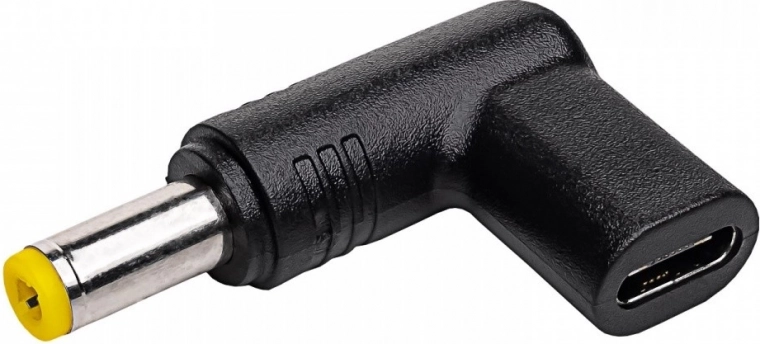USB‑C adapter 5,5 × 2,5 mm‑re notebookokhoz