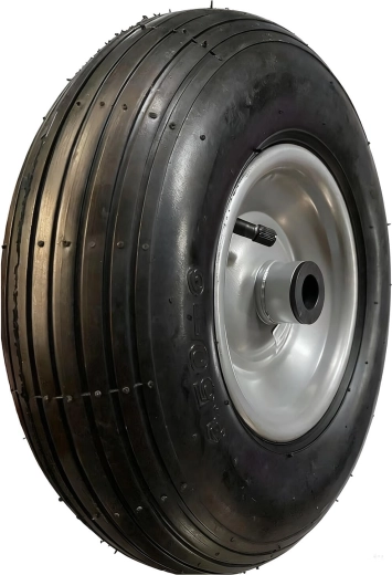 Felfújható kerék molnárkocsira 300 mm, fém felnivel és 20 mm csapággyal