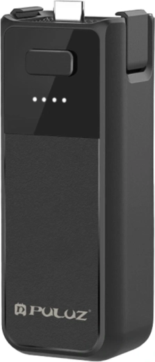 PULUZ 2800 mAh-s akkumulátoros markolat USB-C-vel DJI Osmo Pocket 3 és Pocket 4 készülékekhez