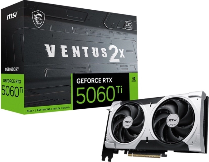 GeForce RTX 5060 Ti 8GB Ventus 2X OC Plus videokártya