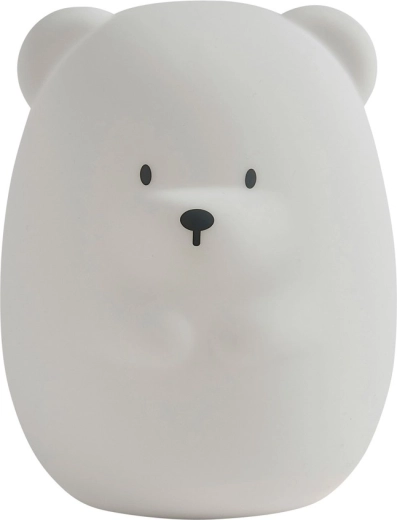 Nattou éjjeli LED fény szilikonból – mackó, 16 cm