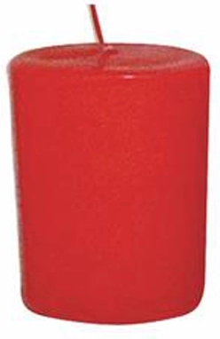 Illatgyertya rózsaillattal, piros 4 × 4,9 cm