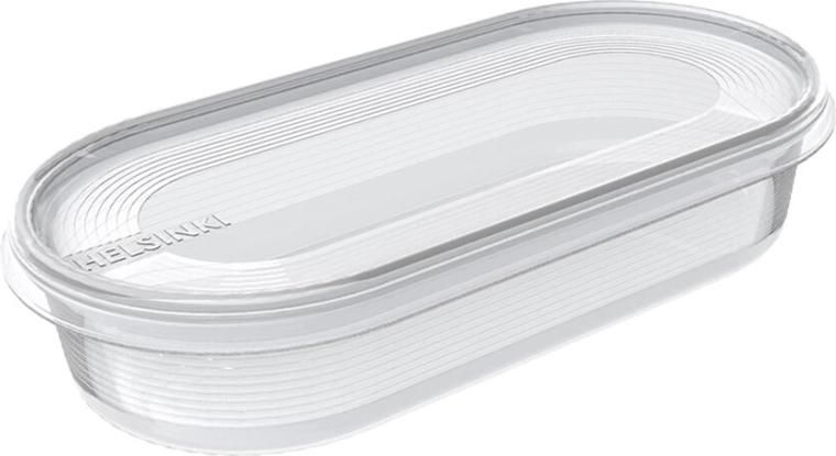 Ovális élelmiszertartó doboz HELSINKI 0,4 l