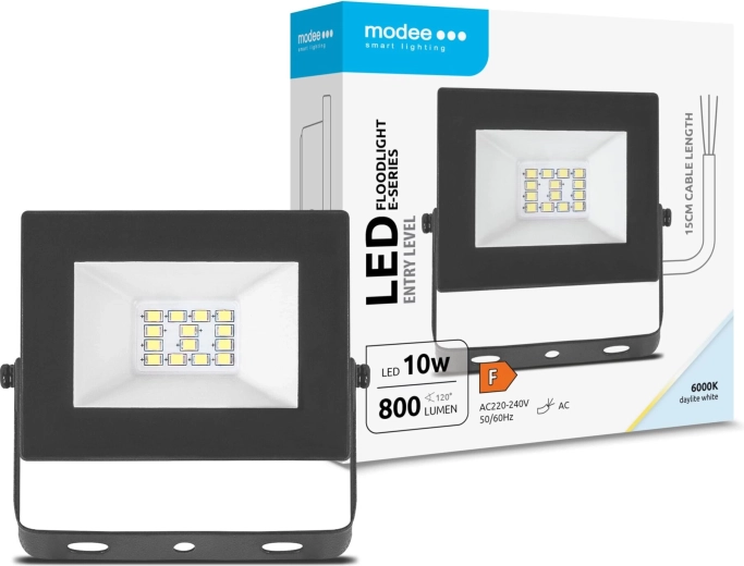 Modee LED reflektor E‑series Slim 10 W, 120°, 800 lm, hideg fehér