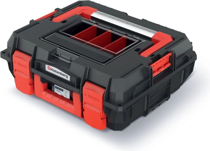 Szerszámos koffer C Block Alu Log 45 × 38 × 16,8 cm fekete