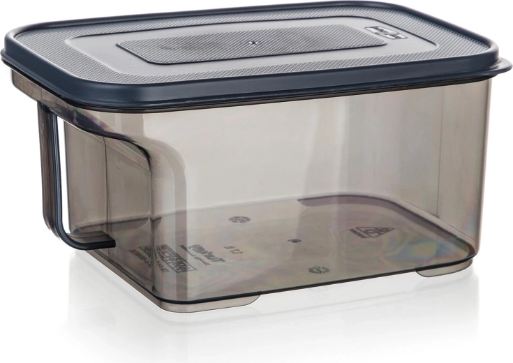 Zoya 1,7 l műanyag élelmiszertartó doboz füstszínű tetővel