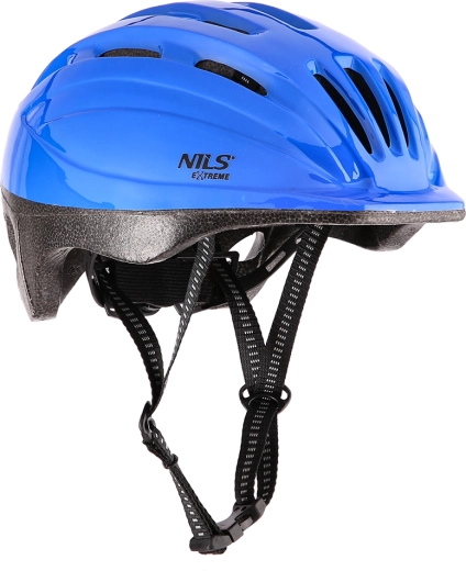 NILS Extreme kerékpáros sisak kék – S (48–52 cm)