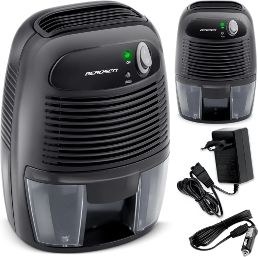 Berdsen BR-68B elektromos páramentesítő 12V-os autós adapterrel, fekete