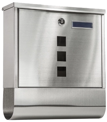 Rozsdamentes Albatross postaláda újságtartóval